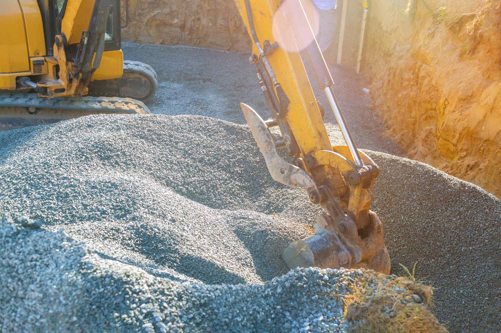 Med grävmaskiner hjälper Kuskatorpet till med att anlägga husgrunder för företag och privatpersoner i Halmstad med omnejd.
