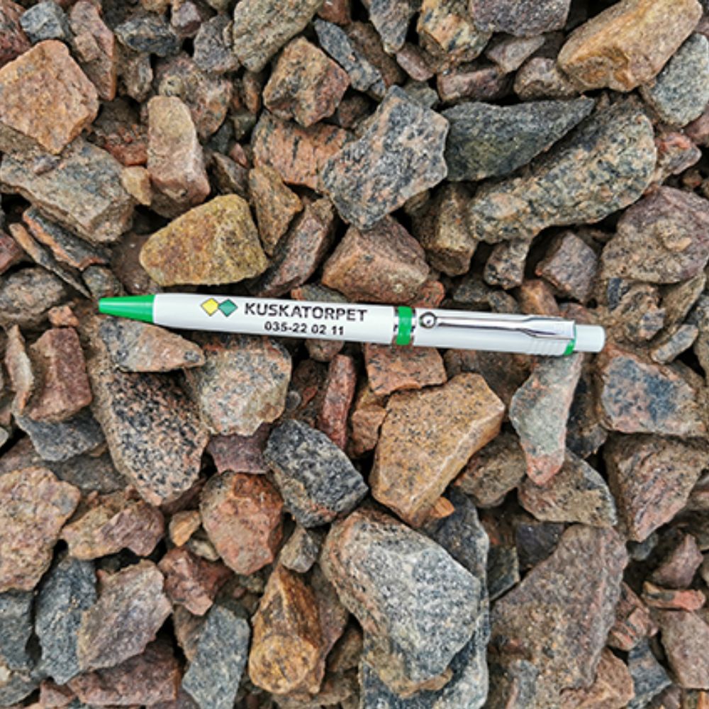 16-22 mm makadam i storsäck.